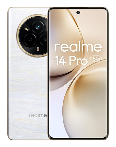 realme 14 Pro 5G 17,2 cm (6.77") Doppia SIM Android 15 USB tipo-C 8 GB 256 GB 6000 mAh Bianco [0119360300]