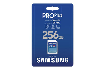 Samsung PRO Plus SD Card - Scheda di memoria 256GB (2023) [MB-SD256S/EU]