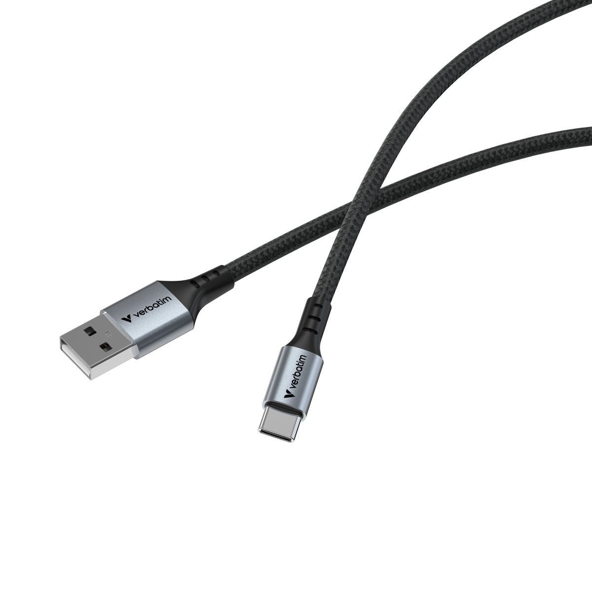 VERBATIM CAVO SYNC CHARGE USB-A TO USB-C 18W 120 CM [31843]