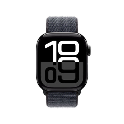 Apple Watch Series 10 Serie 10 GPS 42mm Cassa in Alluminio color Jet Black con Sport Loop [MWWG3QL/A]