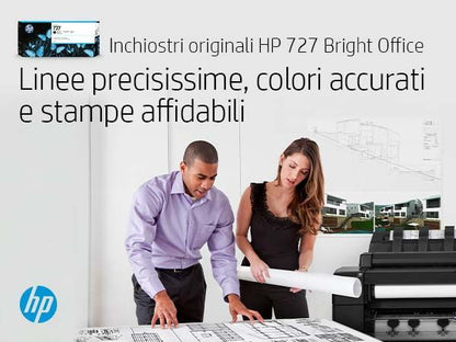 HP Cartuccia inchiostro ciano DesignJet 727 da 130 ml [B3P19A]