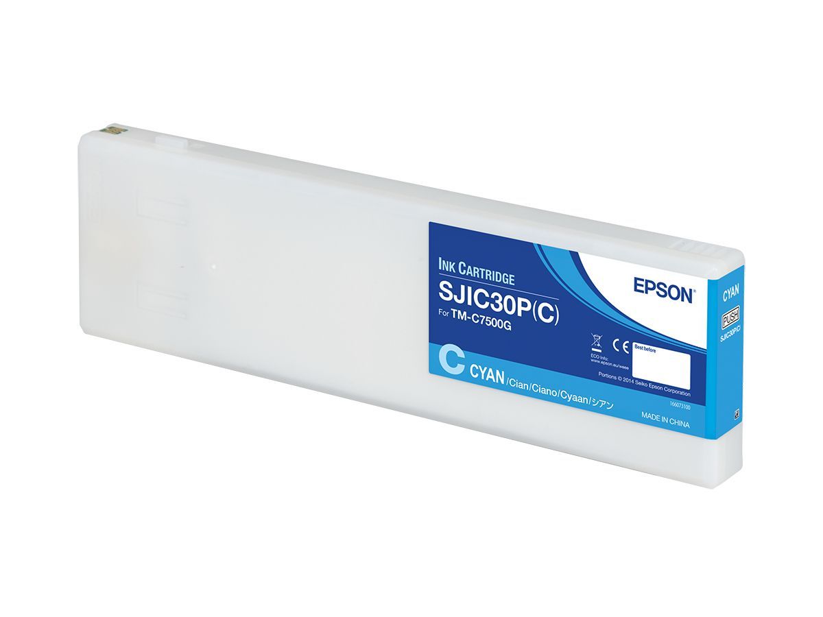 Epson SJIC30P(C): Ink cartridge for ColorWorks C7500G (Cyan) [C33S020640]