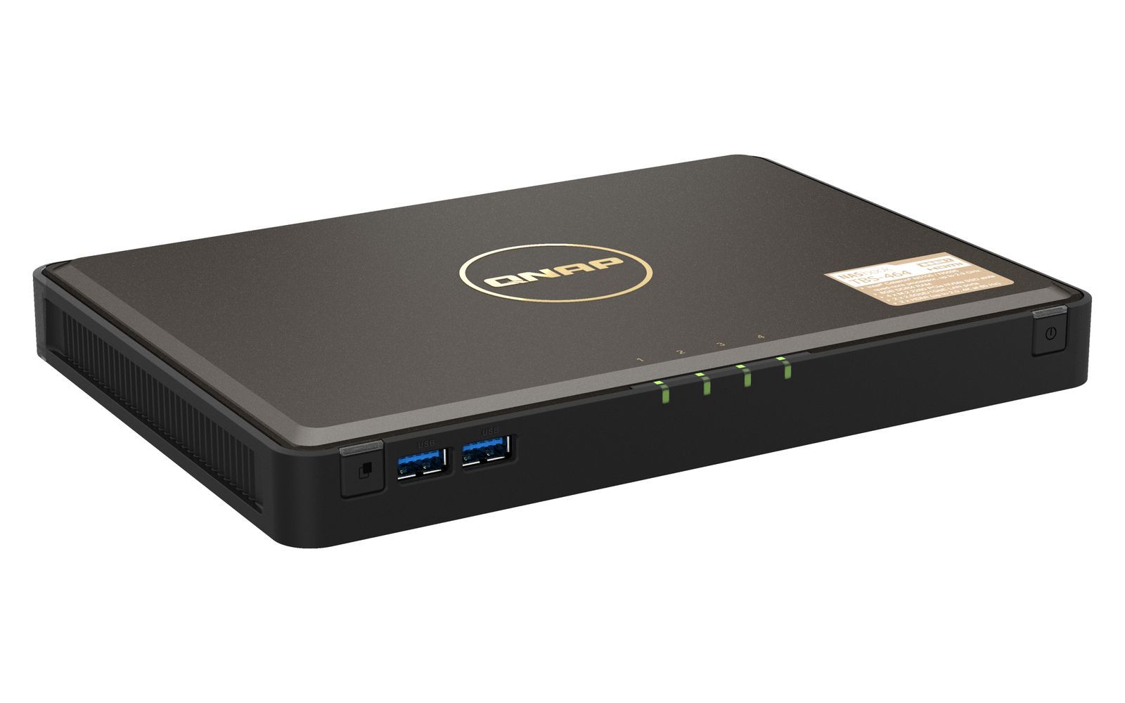 QNAP TBS-464 NAS Desktop Collegamento ethernet LAN Nero N5105 [TBS-464-8G]