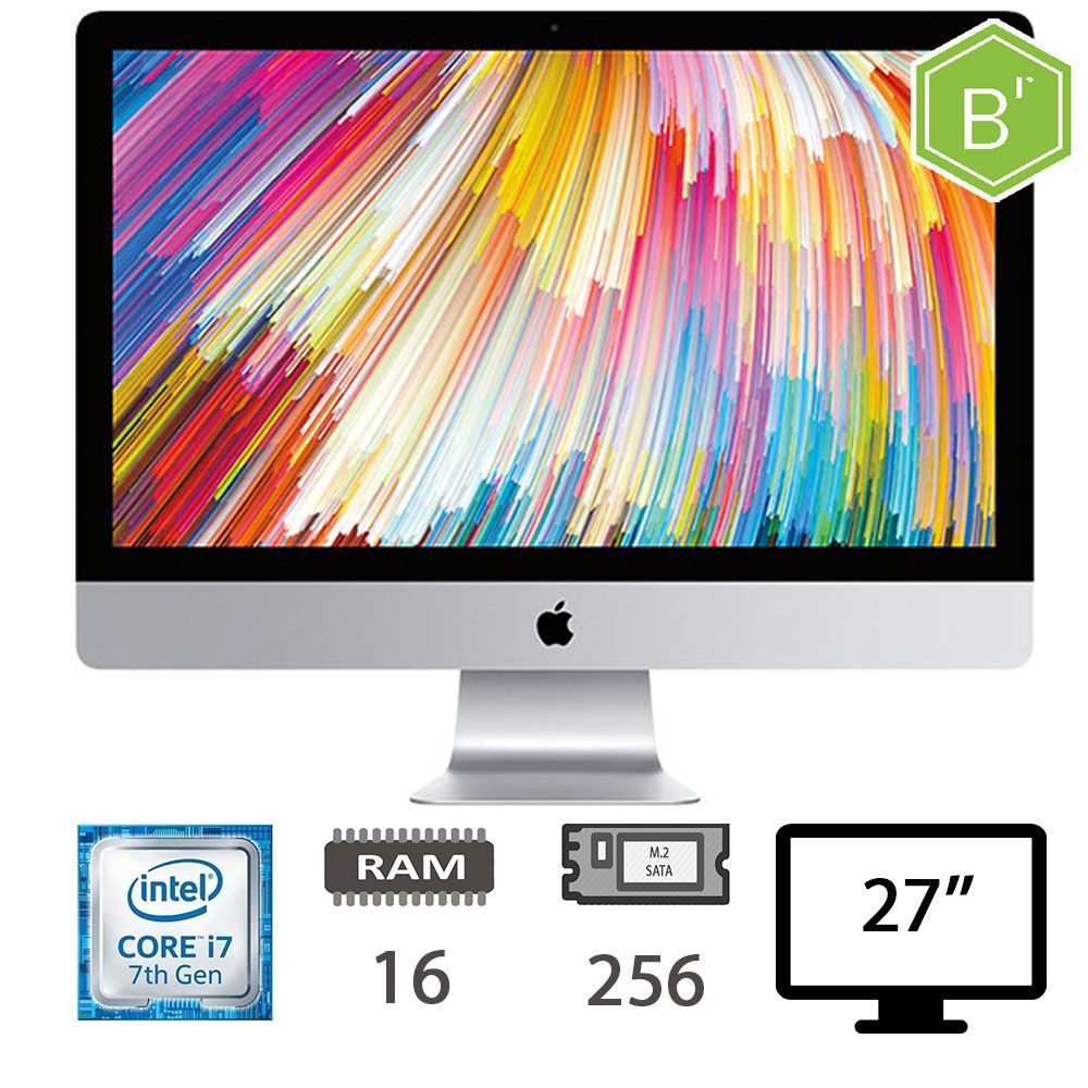 IMAC 27 5K (2017)I7-7700K/16/256M2/2Y - B [006842PCR-EU]