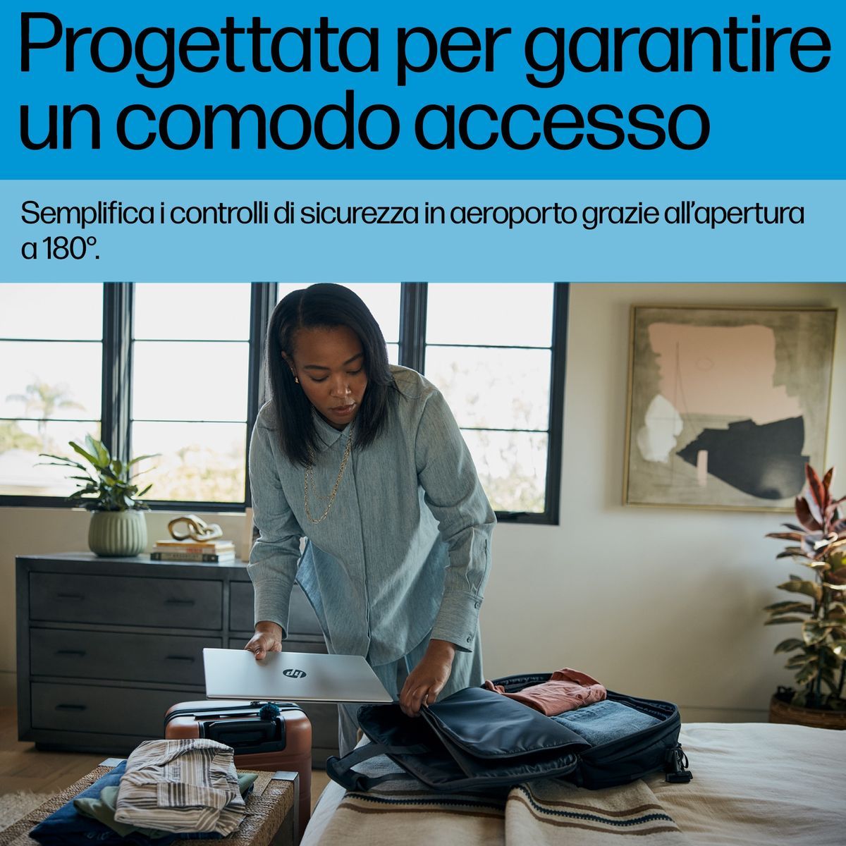 HP Borsa per notebook da 14" Travel Plus 15L [A2CE2AA]