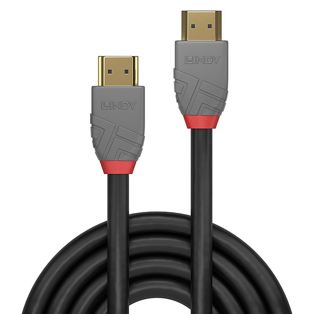 Lindy 36964 cavo HDMI 3 m HDMI tipo A (Standard) Nero, Grigio [LINDY36964]