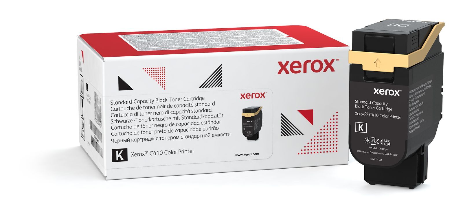 Xerox Cartuccia toner Nero a Capacità standard da 2400 Pagine per Stampante a colori  C410/multifunzione a colori  VersaLink C415 (006R04677) [006R04677]