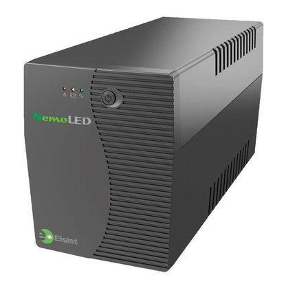Elsist NemoLED 65 gruppo di continuità (UPS) A linea interattiva 0,65 kVA 240 W 2 presa(e) AC [EL-NEMOLED65]