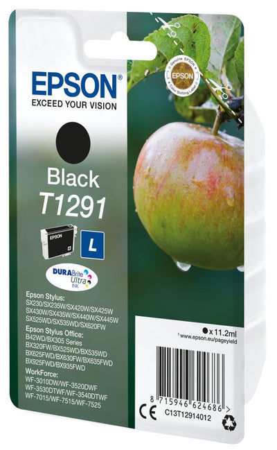 Epson Apple Inchiostro nero singolo DURABrite Ultra Mela T1291 [C13T12914012]