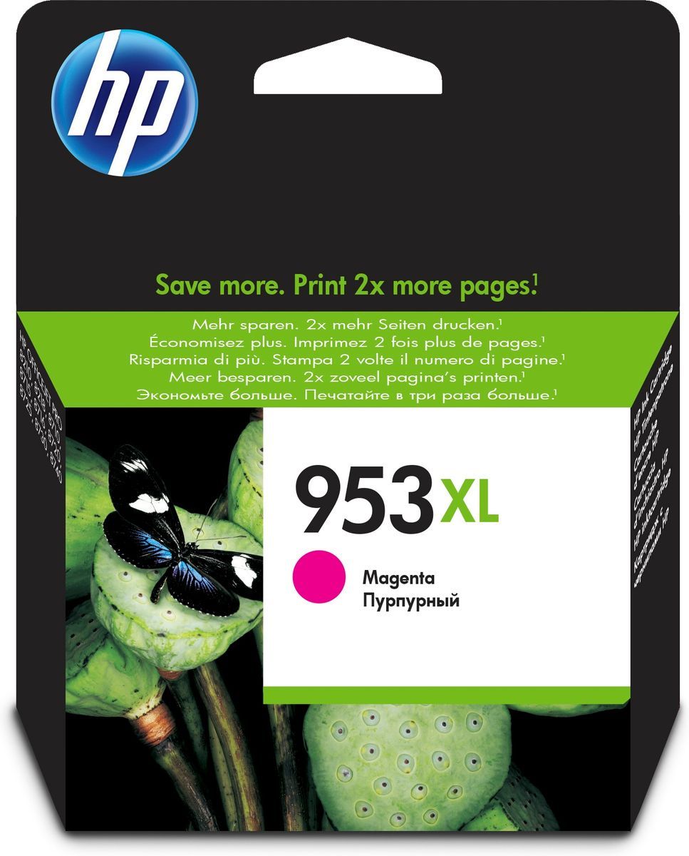 HP Cartuccia inchiostro magenta originale ad alta capacità 953XL [F6U17AE#BGX]