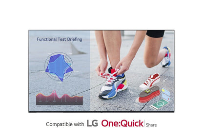 LG 86UL3J-B visualizzatore di messaggi Pannello piatto per segnaletica digitale 2,18 m (86") IPS Wi-Fi 330 cd/m 4K Ultra HD Blu Processore integrato Web OS 16/7 [86UL3J-B.AEU]