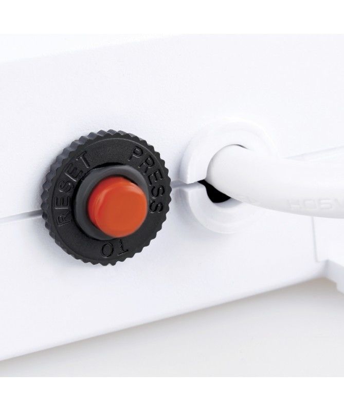 Vultech Multipresa Bipasso 6 Posti con Protezione Overload Mu-03 [MU-03]