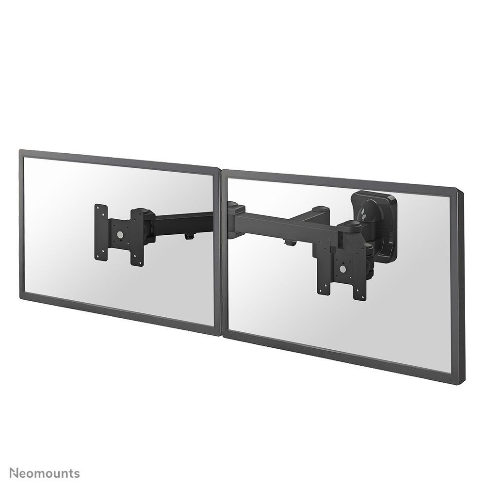 Neomounts FPMA-W960D Supporto a parete per doppio monitor/TV 10-27" - mobilità completa [FPMA-W960D]
