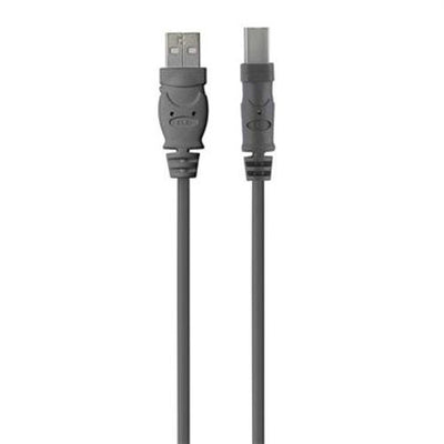 Belkin USB 2.0 A - USB 2.0 B, 1.8m cavo USB 1,8 m USB A USB B 0,48 Gbit/s Grigio [F3U154BT1.8M]