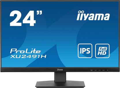iiyama ProLite XU2491H-B1 Monitor PC 60,5 cm (23.8") 1920 x 1080 Pixel Full HD LED Nero [XU2491H-B1]