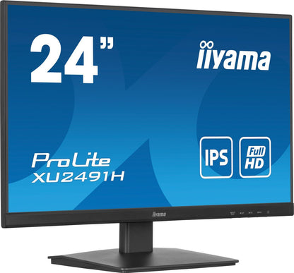 iiyama ProLite XU2491H-B1 Monitor PC 60,5 cm (23.8") 1920 x 1080 Pixel Full HD LED Nero [XU2491H-B1]