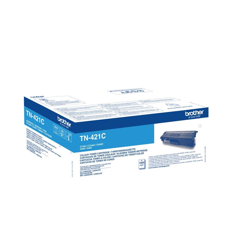 Brother TN-421C cartuccia toner 1 pz Originale Ciano [TN421C]