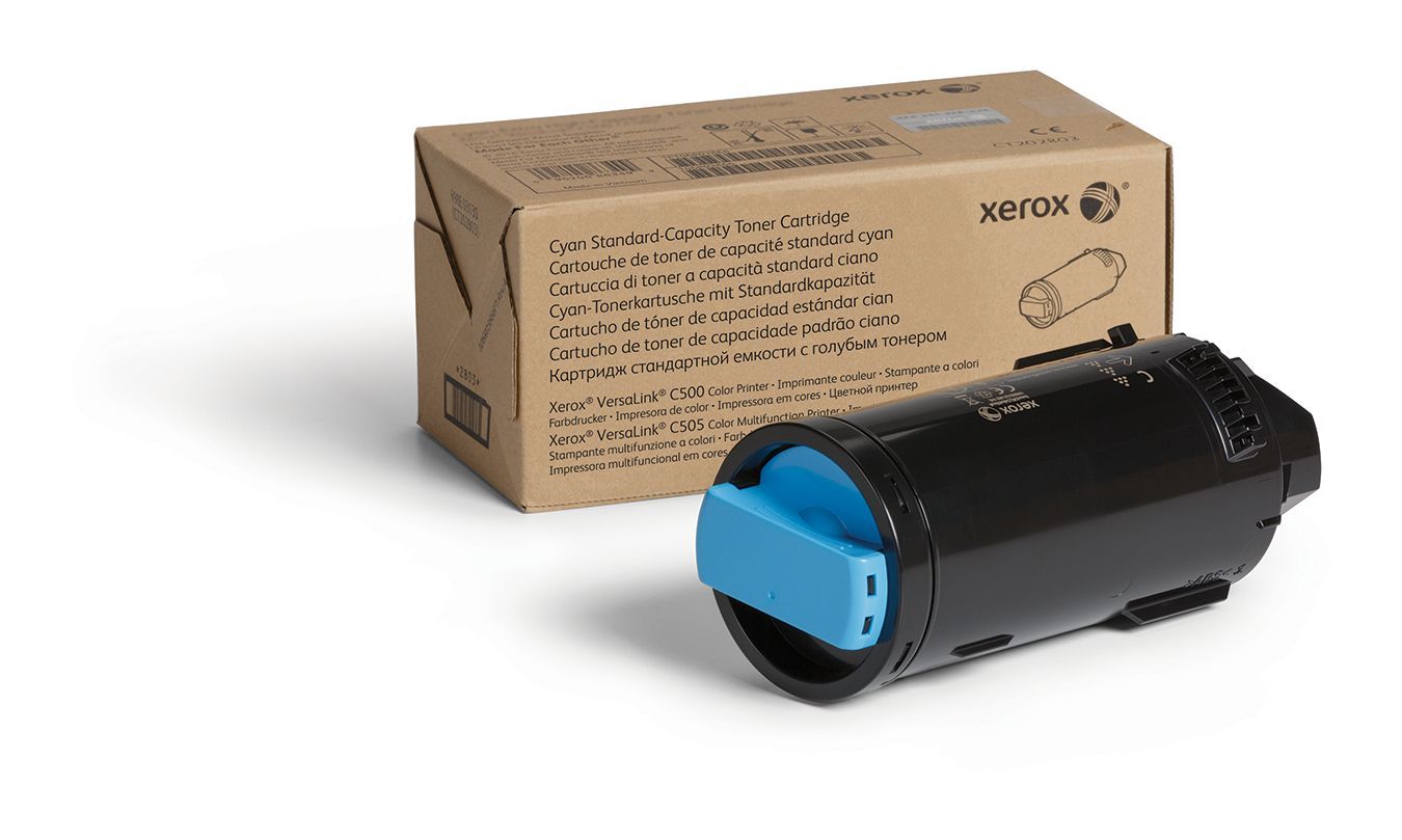 Xerox Cartuccia toner Ciano a Capacità standard da 2400 Pagine per Multifunzione a colori  VersaLink C505, Stampante a colori  VersaLink C500 (106R03859) [106R03859]