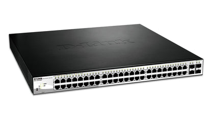 D-Link DGS-1210-52MP Gestito L2 Gigabit Ethernet (10/100/1000) Supporto Power over Ethernet (PoE) Nero, Grigio [DGS-1210-52MP]