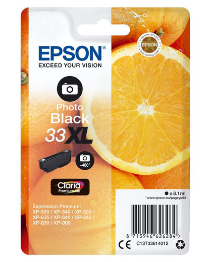Epson Oranges Cartuccia Nero foto T33XL Claria Premium [C13T33614012]