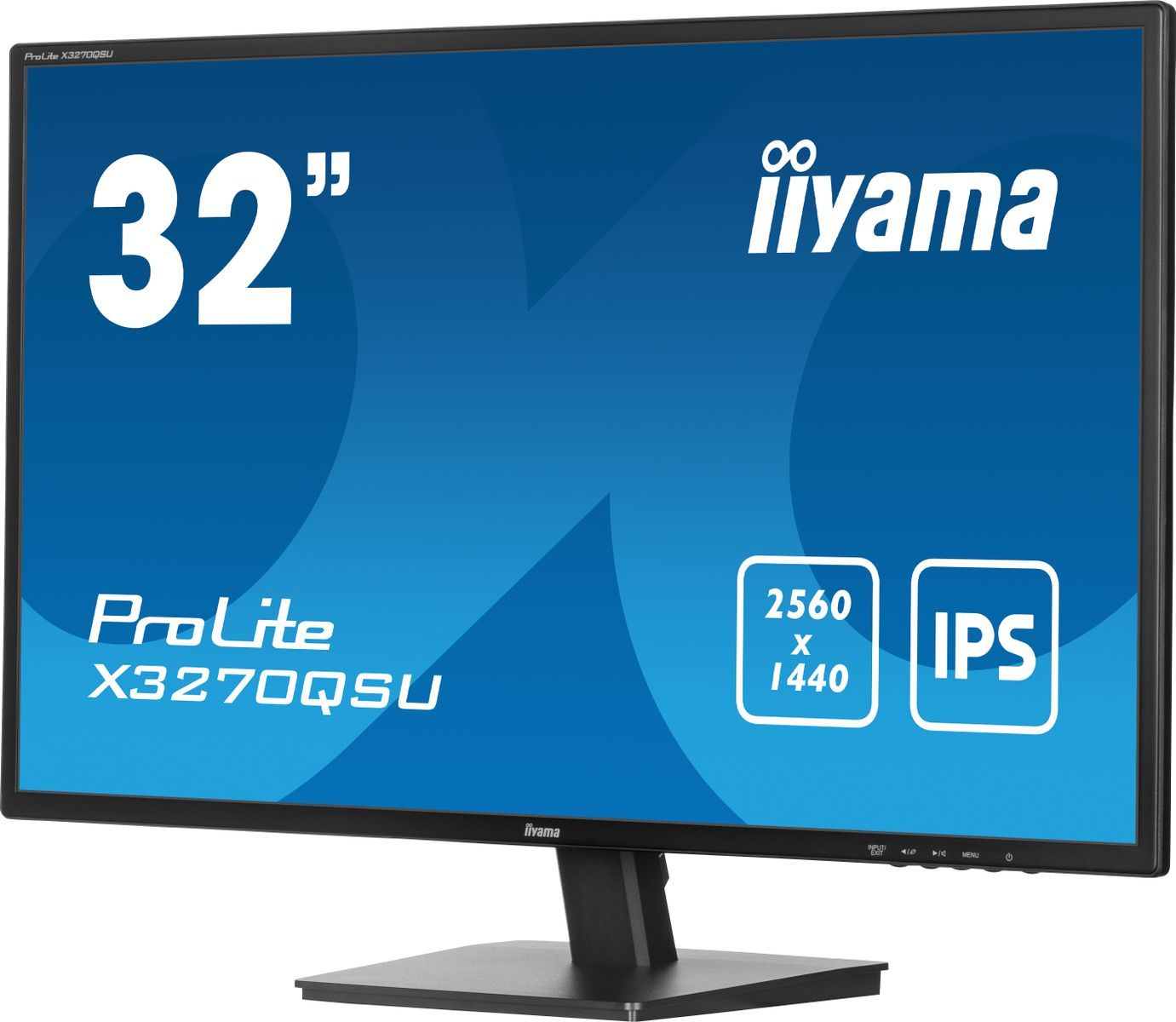 iiyama ProLite X3270QSU-B1 Monitor PC 81,3 cm (32") 2560 x 1440 Pixel Wide Quad HD LED Nero [X3270QSU-B1]