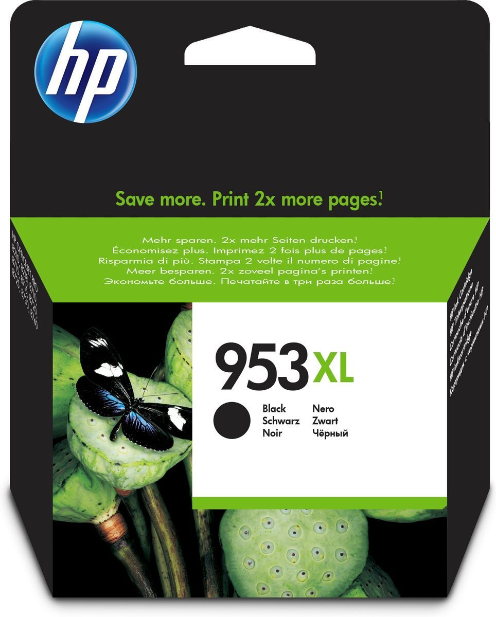 HP 953XL Black Original Ink Cartridge cartuccia d'inchiostro Nero 42,5 ml [L0S70AE#BGX]