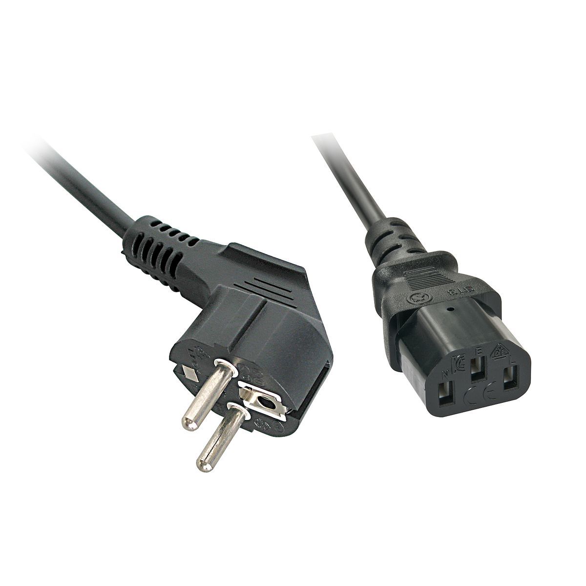 Lindy 30336 cavo di alimentazione Nero 3 m CEE7/7 Accoppiatore C13 [LINDY30336]