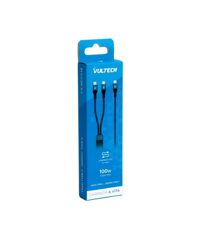 Vultech CS-NCCC12BL cavo USB USB 2.0 1,2 m USB C 2 x USB C Blu [CS-NCCC12BL]