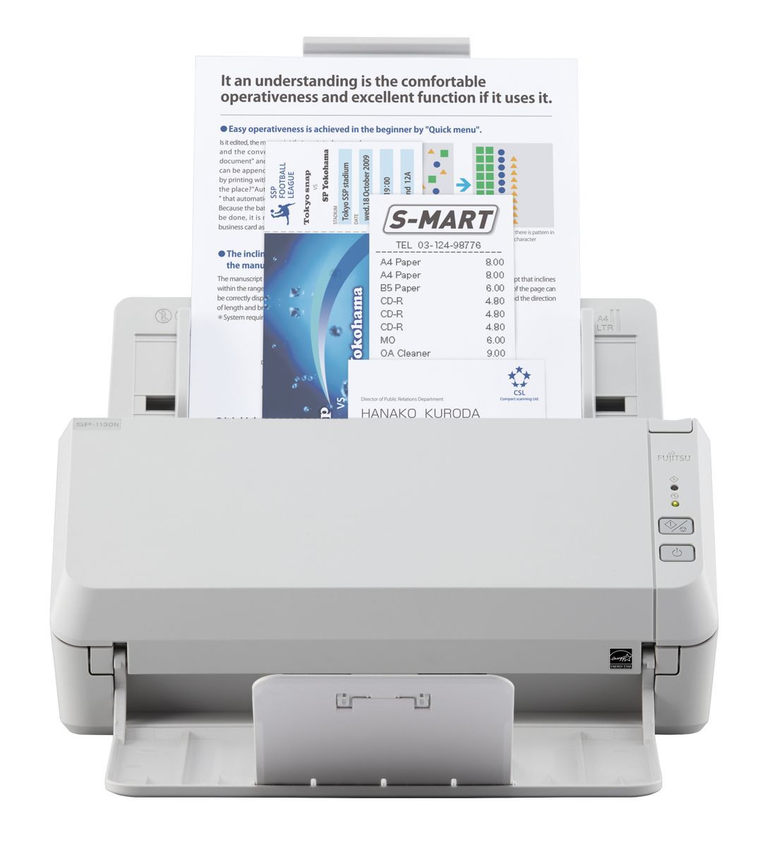 Ricoh SP-1130N Scanner ADF 600 x 600 DPI A4 Grigio [PA03811-B021]
