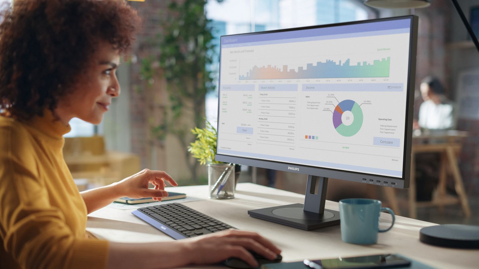 Philips 3000 series 27B1U3900/00 Monitor PC 68,6 cm (27") 3840 x 2160 Pixel 4K Ultra HD LCD Nero [27B1U3900/00]