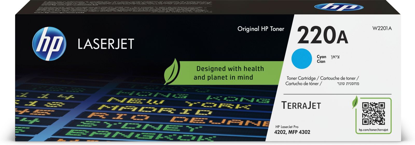 HP Cartuccia toner originale ciano LaserJet 220A [W2201A]