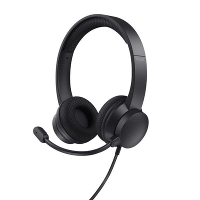 Trust Ayda Cuffie con microfono per PC USB-ENC - Nero [25089]