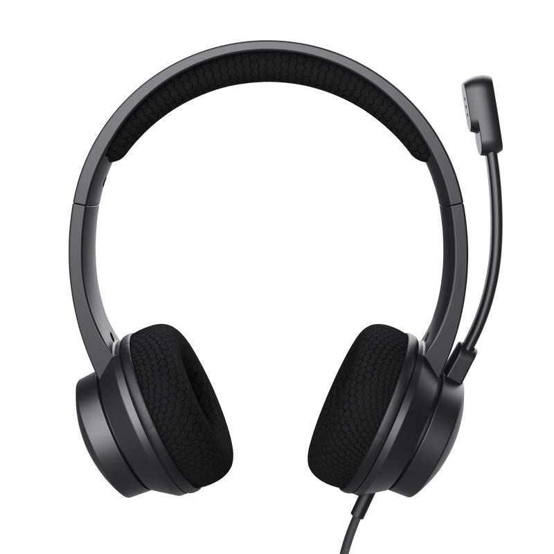 Trust Ayda Auricolare Cablato A Padiglione Musica e Chiamate USB tipo A Nero [25089]