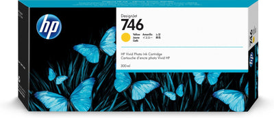 HP Cartuccia di inchiostro giallo DesignJet 746 da 300 ml [P2V79A]