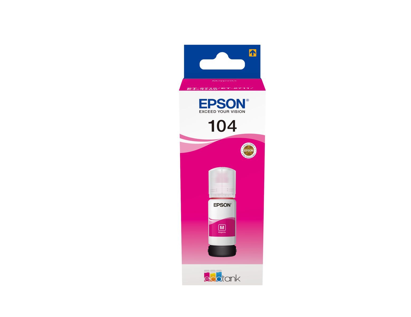 Epson 104 EcoTank Magenta ink bottle (WE) [C13T00P340]