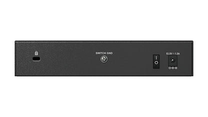 D-Link DGS-1008P switch di rete Non gestito Gigabit Ethernet (10/100/1000) Supporto Power over Ethernet (PoE) Nero [DGS-1008P]