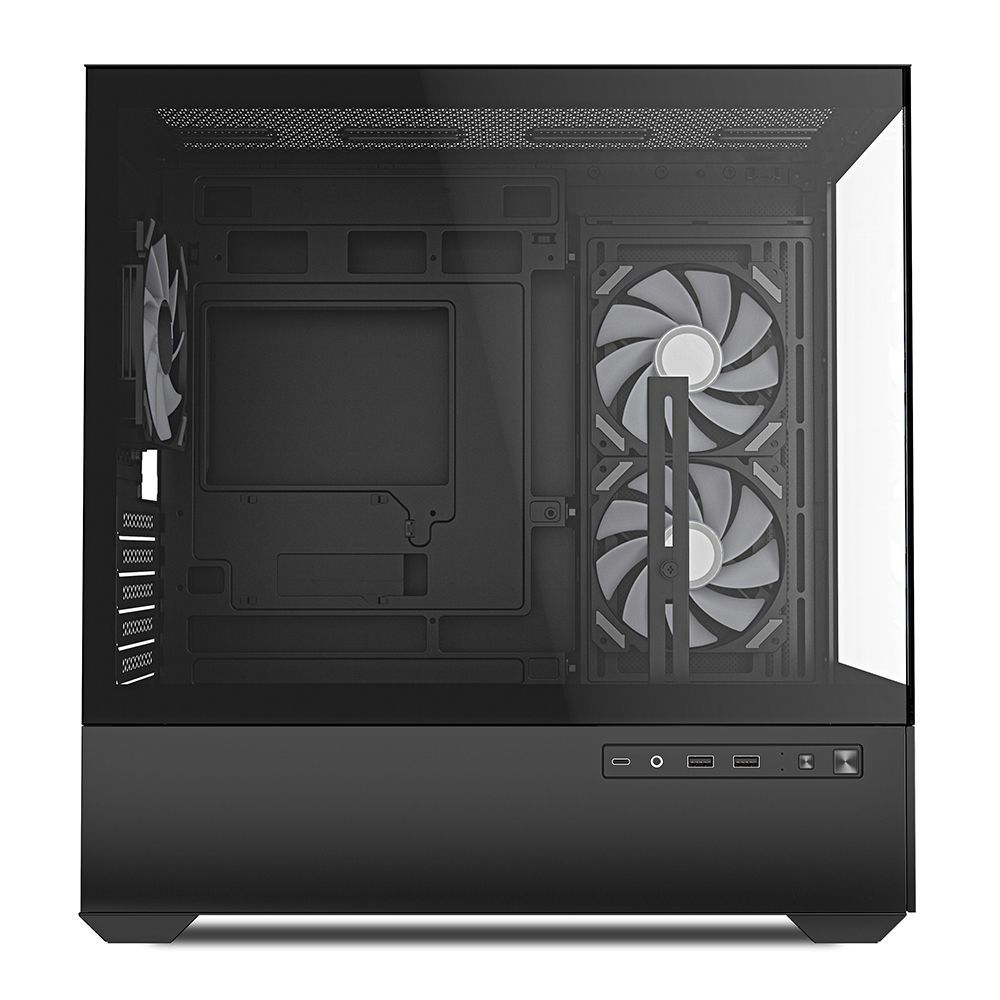 Sharkoon MK6 RGB Midi Tower Bianco [MK6RGBBLACK]