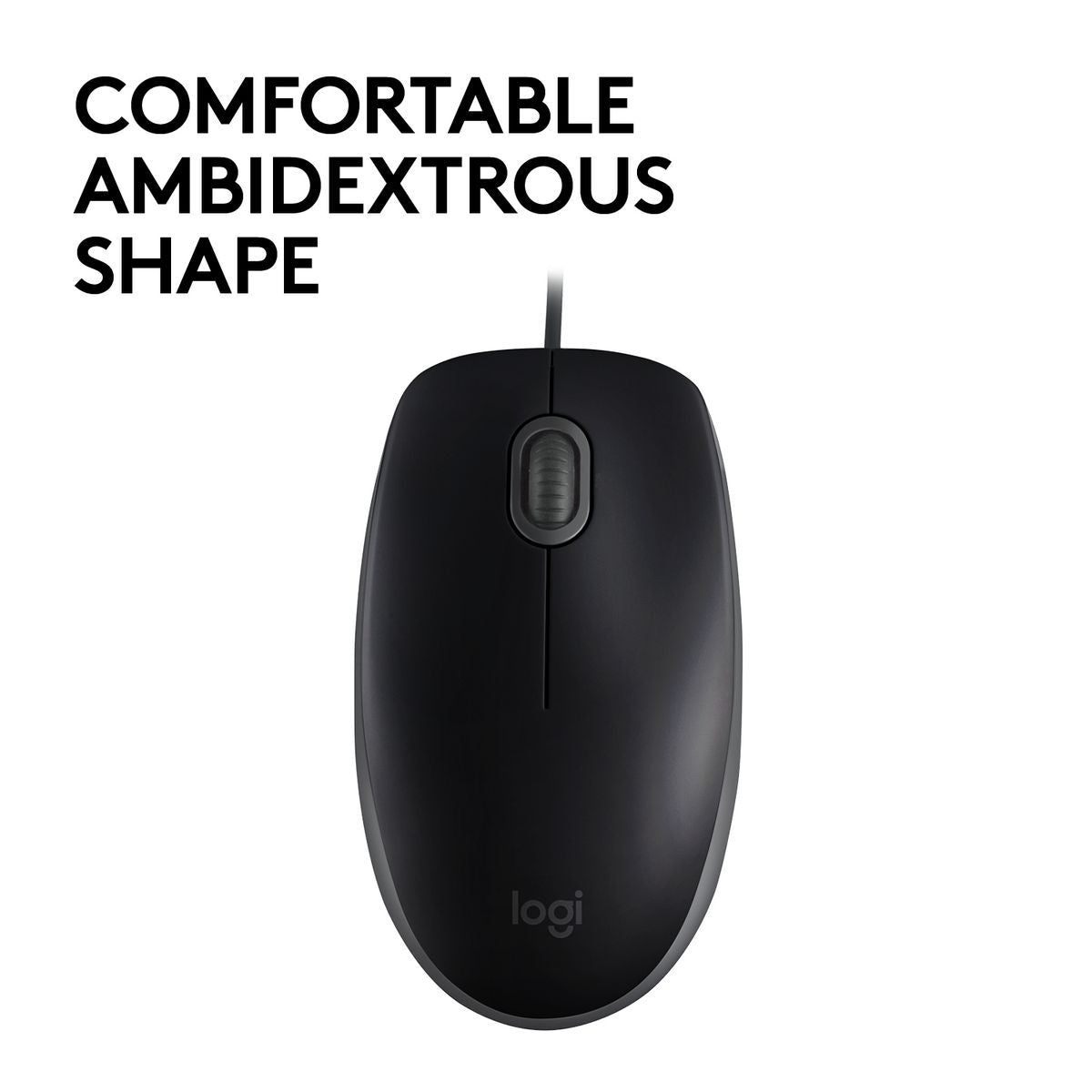 Logitech M110 Silent mouse Ufficio Ambidestro USB tipo A Ottico 1000 DPI [910-005508]