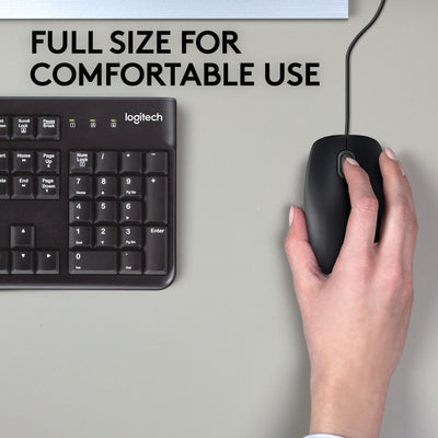 Logitech M110 Silent mouse Ufficio Ambidestro USB tipo A Ottico 1000 DPI [910-005508]