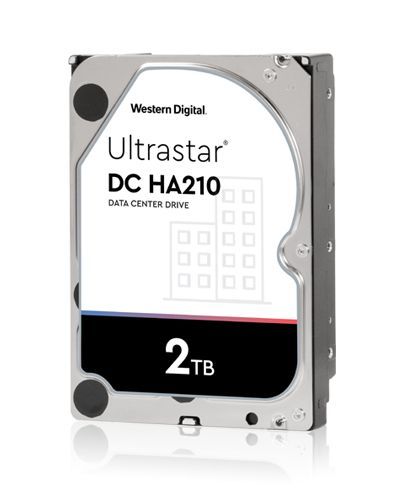 Western Digital WD Harddisk Ultrastar DC HA210 SATA 512n 2 TB 3.5""" 2048GB disco rigido interno [1W10002]