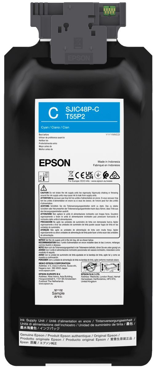 T55P240 CARTUCCIA CIANO C8000E [C13T55P240]