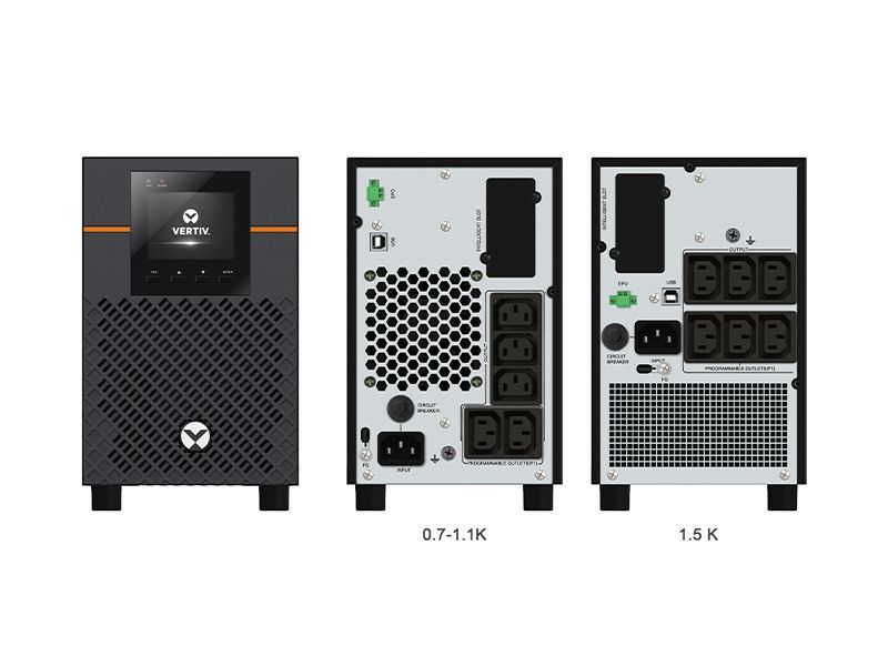 Vertiv Liebert EDGE-1000IMT gruppo di continuità (UPS) A linea interattiva 1 kVA 900 W 5 presa(e) AC [EDGE-1000IMT]