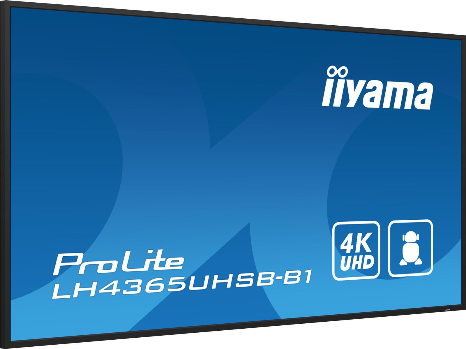 iiyama LH4365UHSB-B1 visualizzatore di messaggi Design chiosco 108 cm (42.5") LED Wi-Fi 800 cd/m 4K Ultra HD Nero Processore integrato Android 11 24/7 [LH4365UHSB-B1]