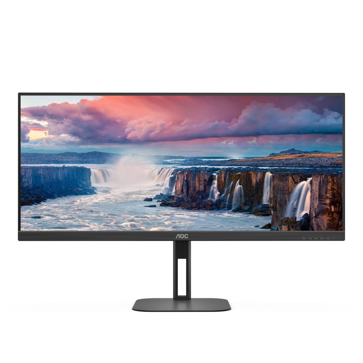 AOC V5 U34V5C/BK Monitor PC 86,4 cm (34") 3440 x 1440 Pixel UltraWide Quad HD LCD Nero [U34V5C/BK]