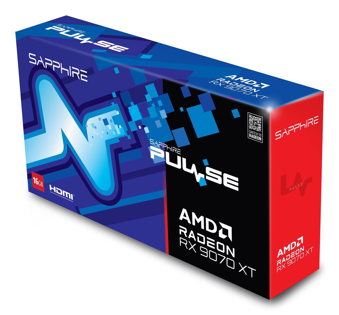 Sapphire PULSE Radeon RX 9070 XT AMD 16 GB GDDR6 [11348-03-20G]