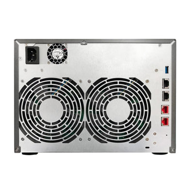 Asustor Lockerstor 10 AS6510T NAS Tower Intel Atom C3538 8 GB DDR4 0 TB ADM Nero [AS6510T]
