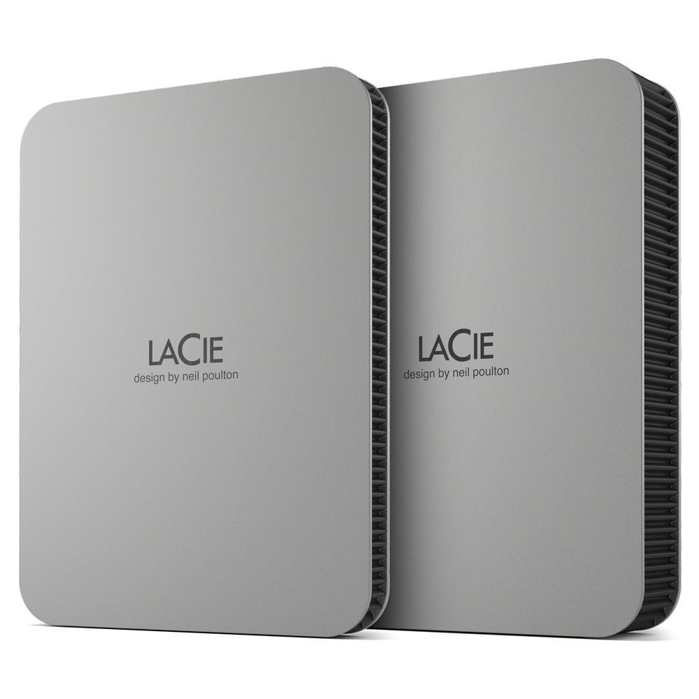 LaCie Mobile Drive (2022) disco rigido esterno 1 TB 2.5" USB tipo-C 3.2 Gen 1 (3.1 Gen 1) Argento [STLP1000400]