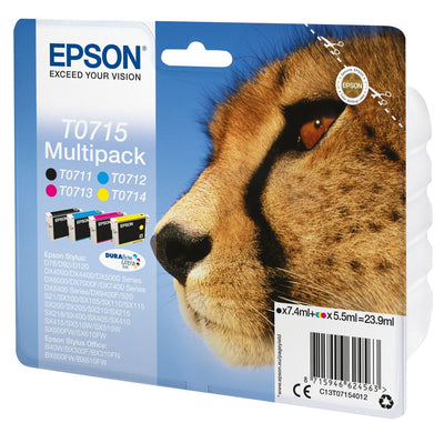 Epson Multipack 4-colours T0715 DURABrite Ultra Ink [C13T07154012]