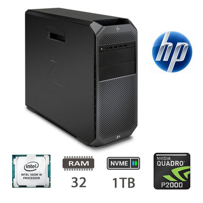 HP Z4 G4 W-2123/32/NVME1TB/W10P/P2000/2Y [006852PCR-EU]