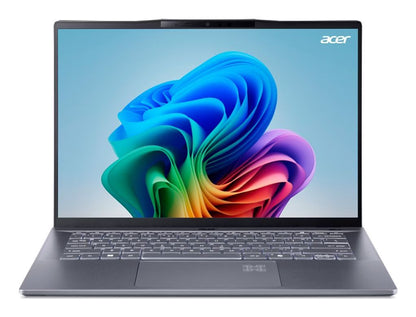 Acer Swift 14 AI SF14-11-X9TF Qualcomm Snapdragon 36,8 cm (14.5") WQXGA 16 GB 1 TB SSD Wi-Fi 7 (802.11be) Windows 11 Home Argento [NX.KZXET.002]